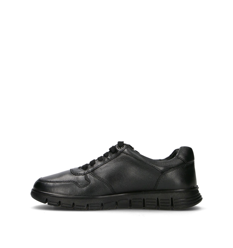 GRAFIA Sneaker uomo nera in pelle