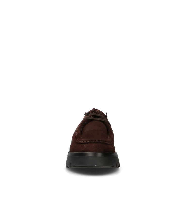 GRAFIA Stringata donna testa di moro in suede