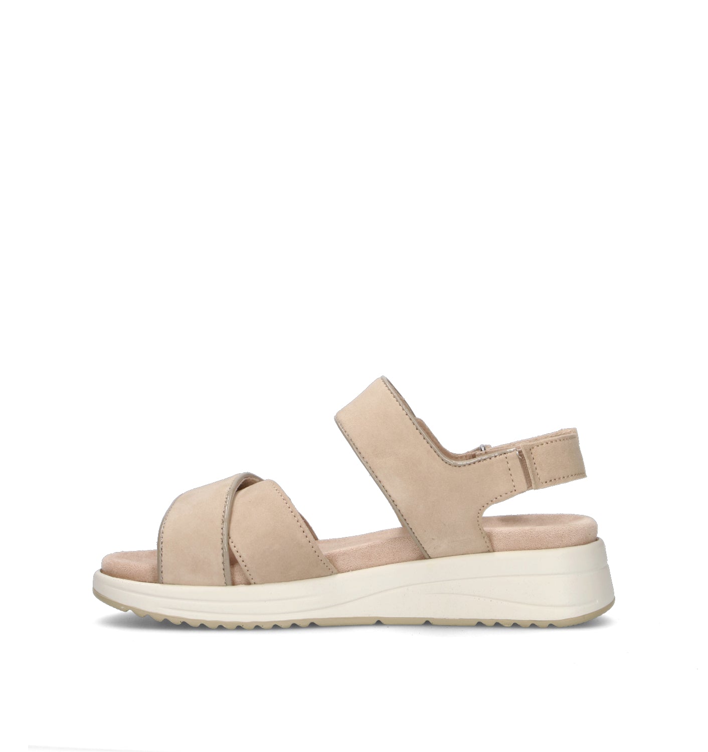 GRAFIA Sandalo donna beige in suede