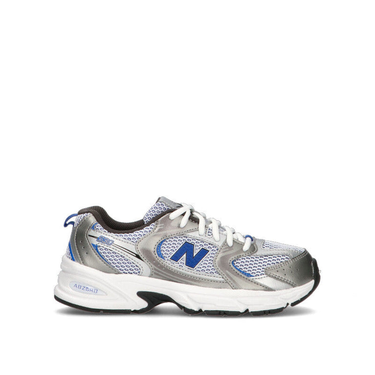 NEW BALANCE 530 Sneaker ragazzo argento/blu