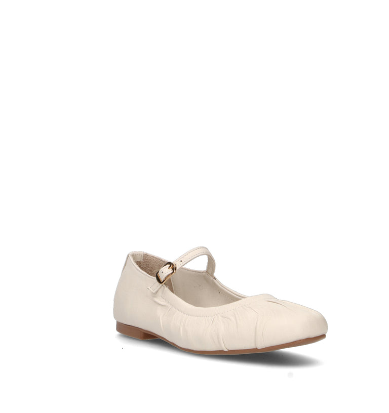 GRAFIA Ballerina donna bianca in pelle