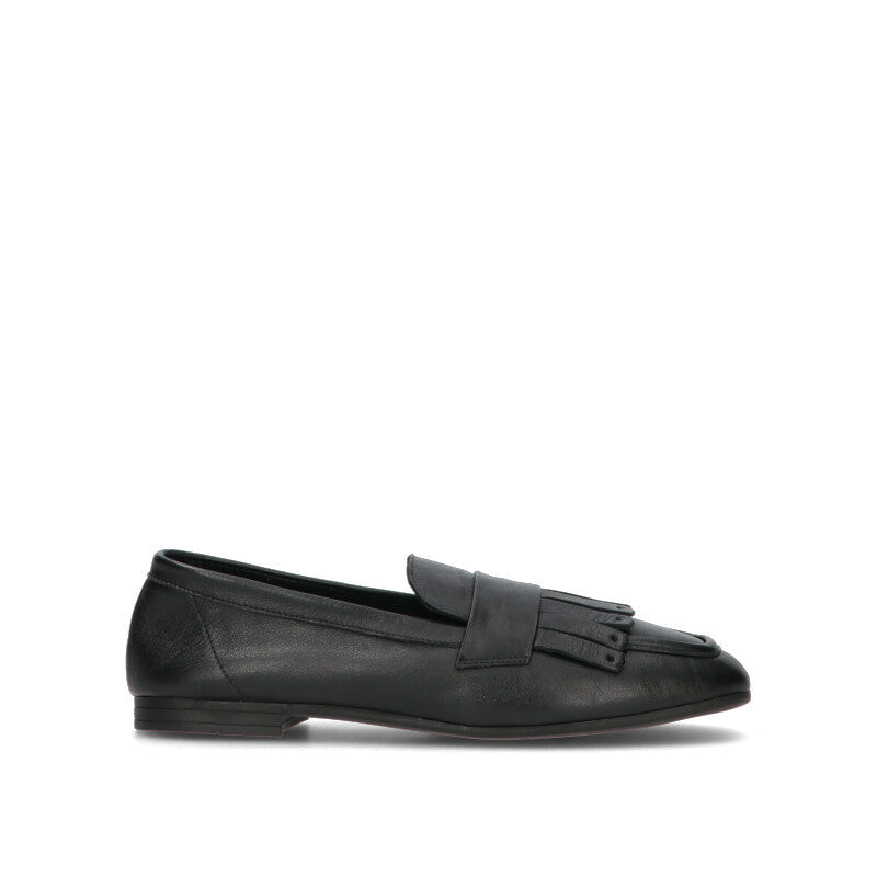GRAFIA Mocassino donna nero in pelle