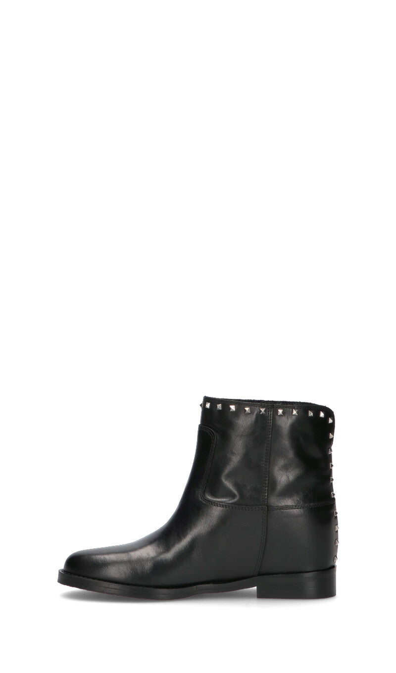 PHIL MELVIS Stivale donna nero in pelle