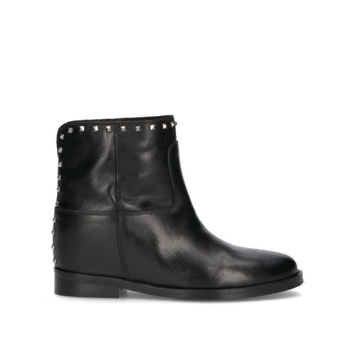PHIL MELVIS Stivale donna nero in pelle