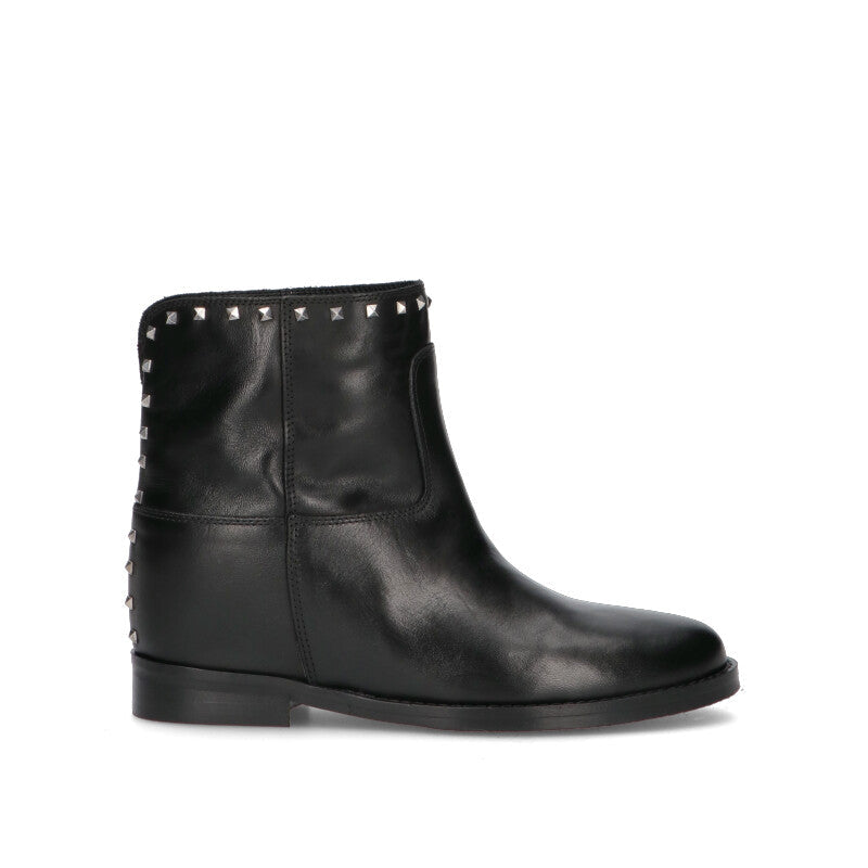 PHIL MELVIS Stivale donna nero in pelle