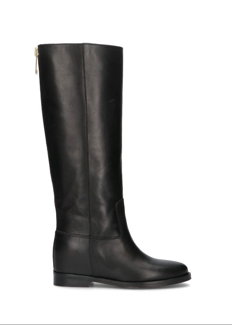 PHIL MELVIS Stivale donna nero in pelle