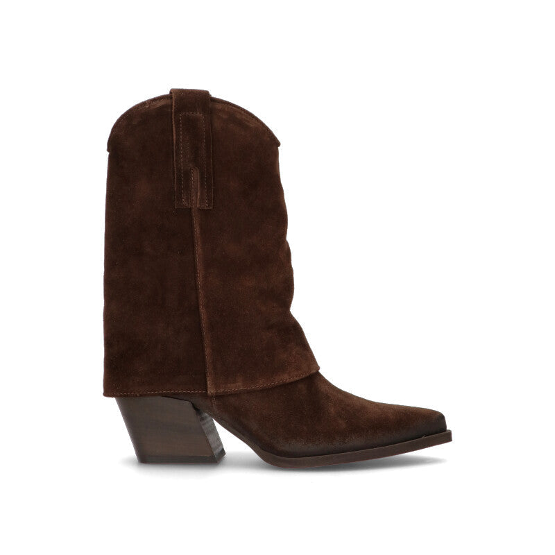 PHIL MELVIS Tronchetto donna marrone in suede