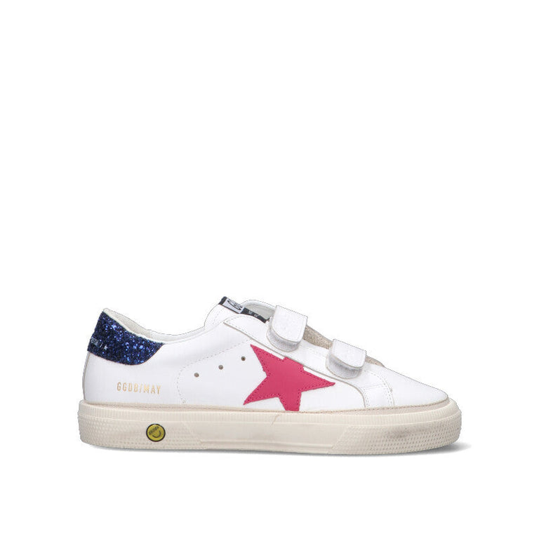 GOLDEN GOOSE Sneaker ragazza bianca in pelle