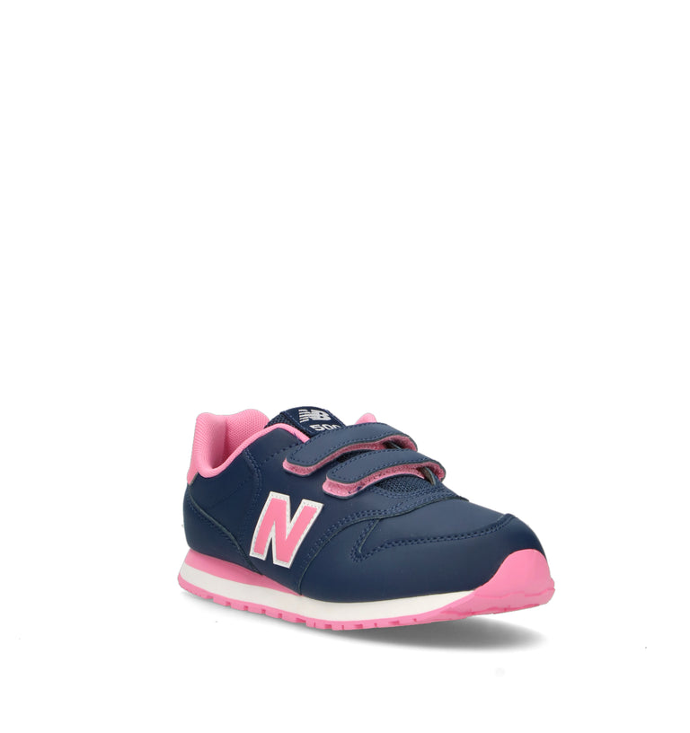 NEW BALANCE 500 Sneaker ragazzo blu/rosa