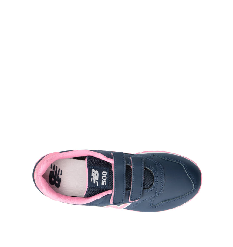NEW BALANCE 500 Sneaker ragazzo blu/rosa