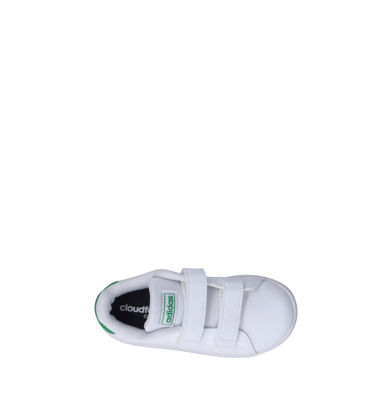 ADIDAS ADVANTAGE CF I Sneaker bimbo bianca/verde