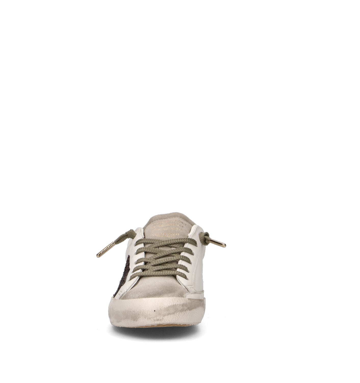 GOLDEN GOOSE SUPER STAR CLASSIC WITH LIST Sneaker donna bianca in pelle