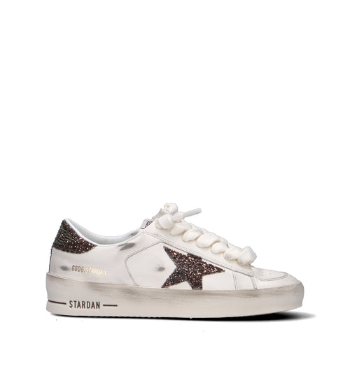 GOLDEN GOOSE STARDAN Sneaker donna bianca in pelle
