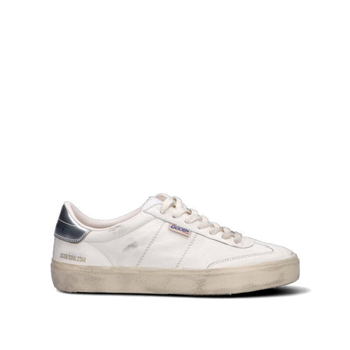 GOLDEN GOOSE - SOUL STAR Sneaker donna bianca/argento in pelle