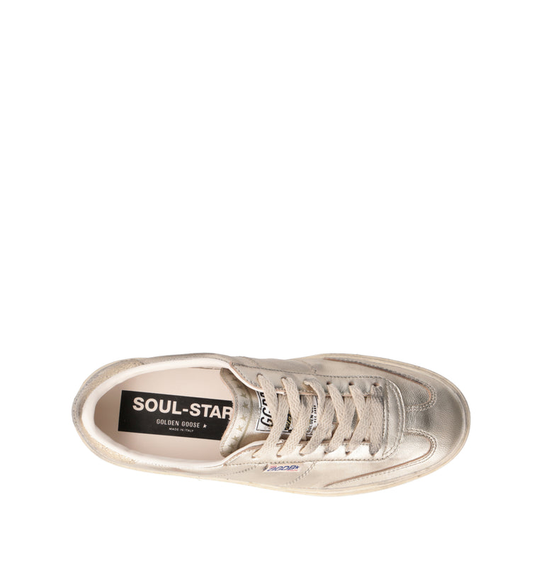 GOLDEN GOOSE SOUL STAR Sneaker donna platino