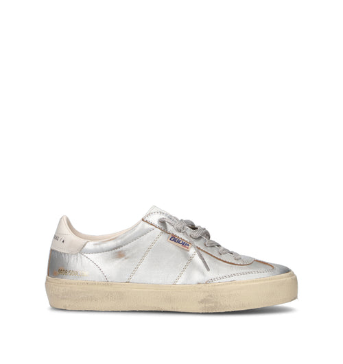 GOLDEN GOOSE SOULSTAR Sneaker donna argento in pelle