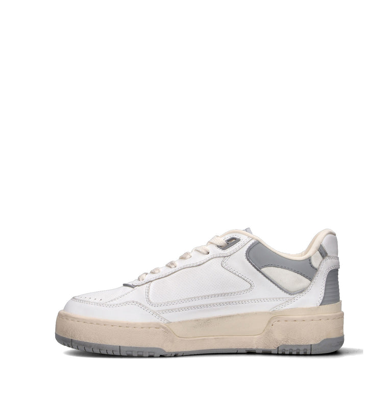 GOLDEN GOOSE FORTY-TWO Sneaker donna bianca/grigia in pelle
