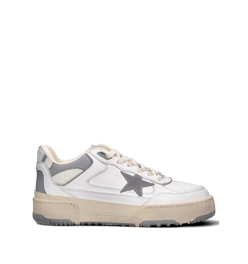 GOLDEN GOOSE FORTY-TWO Sneaker donna bianca/grigia in pelle