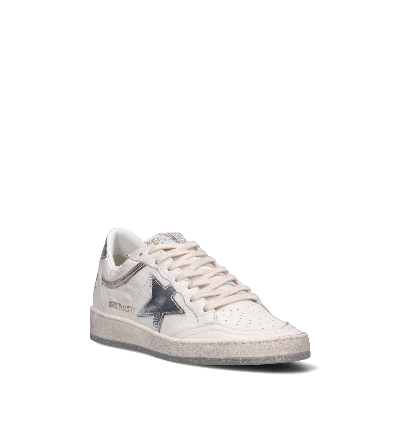 GOLDEN GOOSE BALL STAR WITH PADDED COLLAR  Sneaker donna bianca