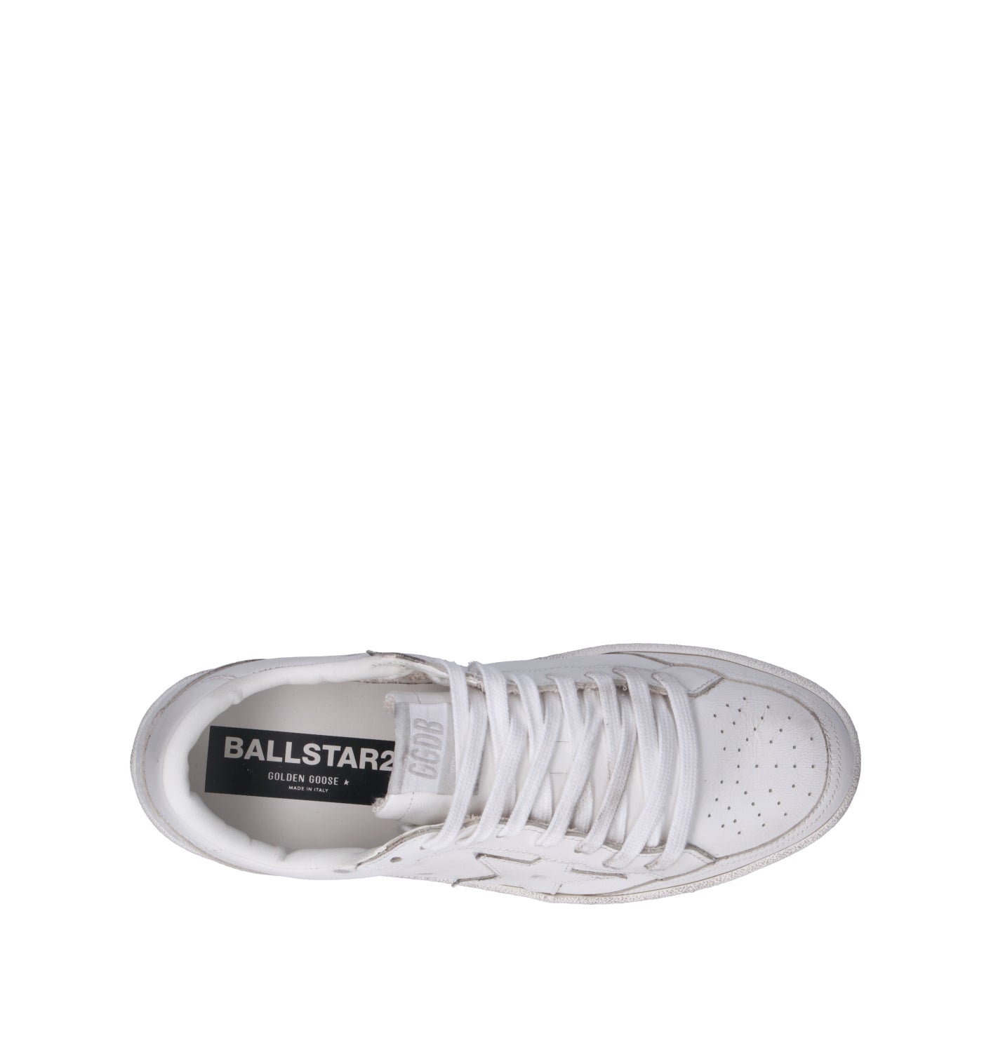 GOLDEN GOOSE BALLSTAR 2 Sneaker donna bianca in pelle