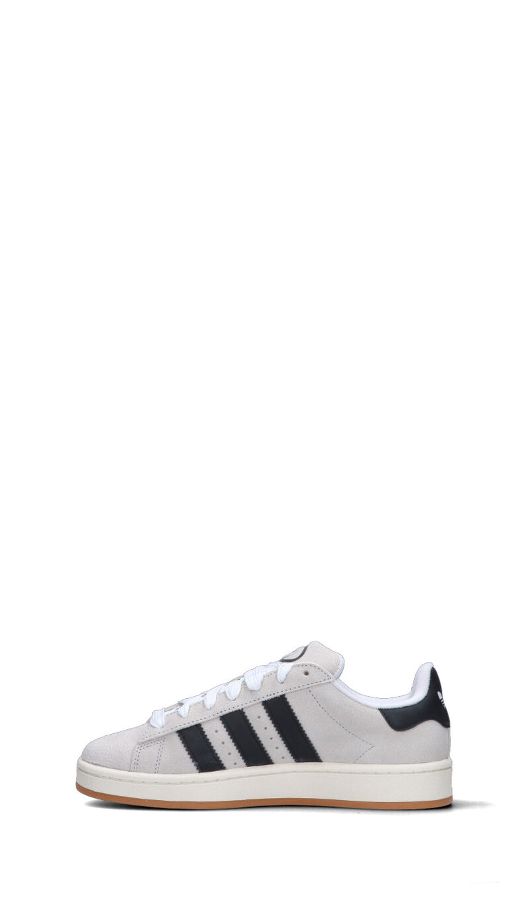 ADIDAS - CAMPUS Sneaker uomo bianca/nera in suede