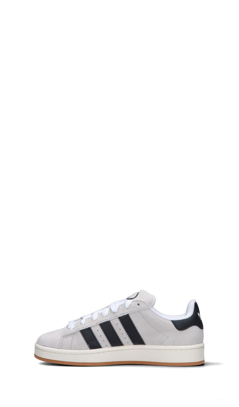 ADIDAS - CAMPUS Sneaker uomo bianca/nera in suede