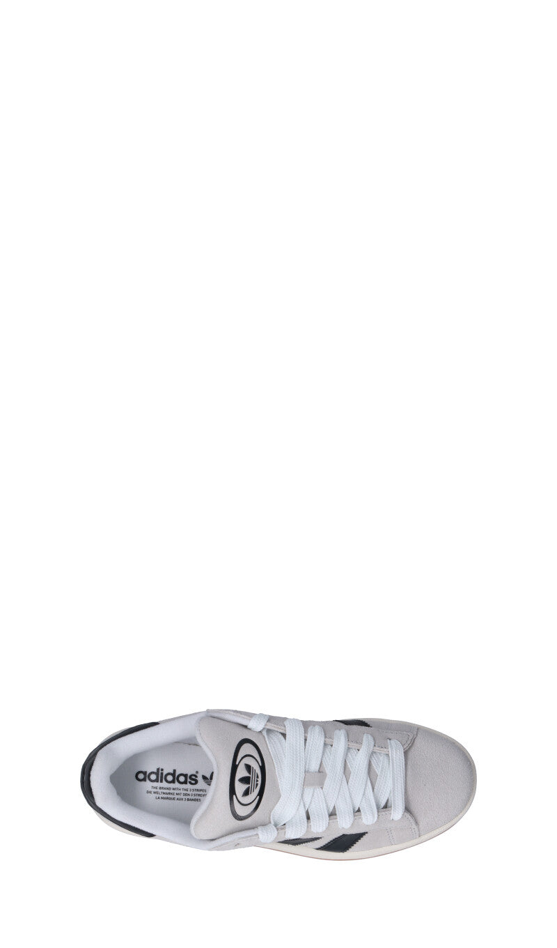 ADIDAS - CAMPUS Sneaker uomo bianca/nera in suede