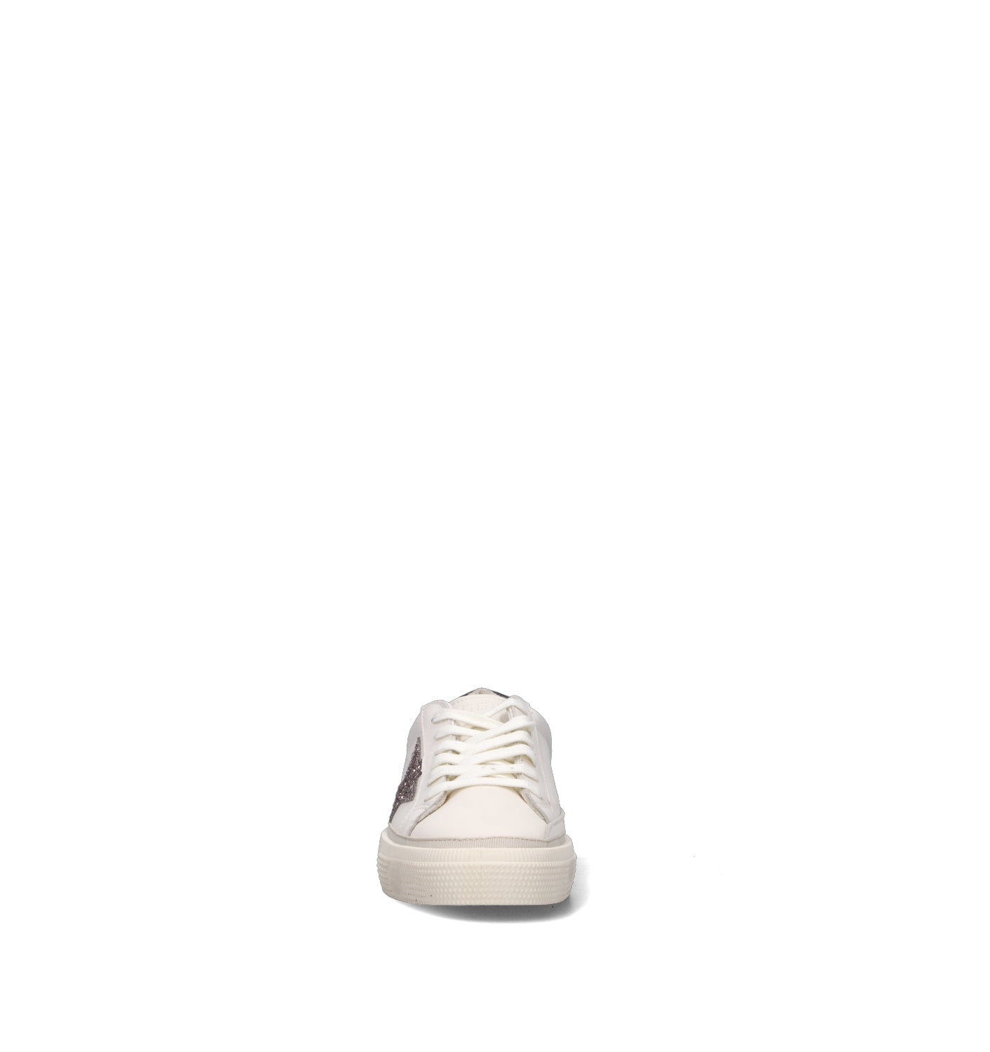 GOLDEN GOOSE MAY Sneaker bimbi bianca in pelle