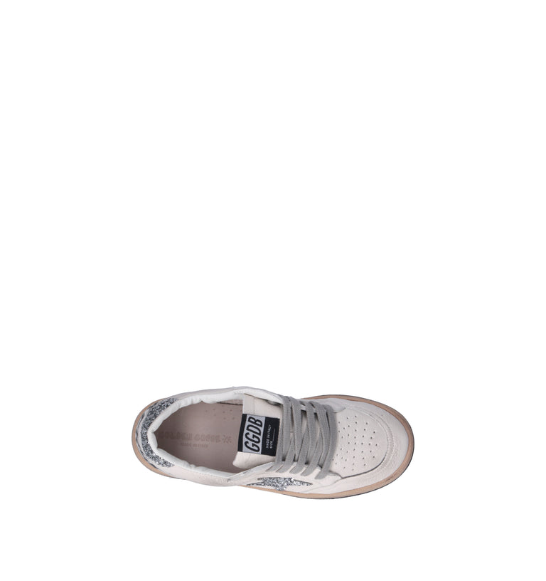 GOLDEN GOOSE BALL STAR NEW Sneaker bimba bianca in pelle
