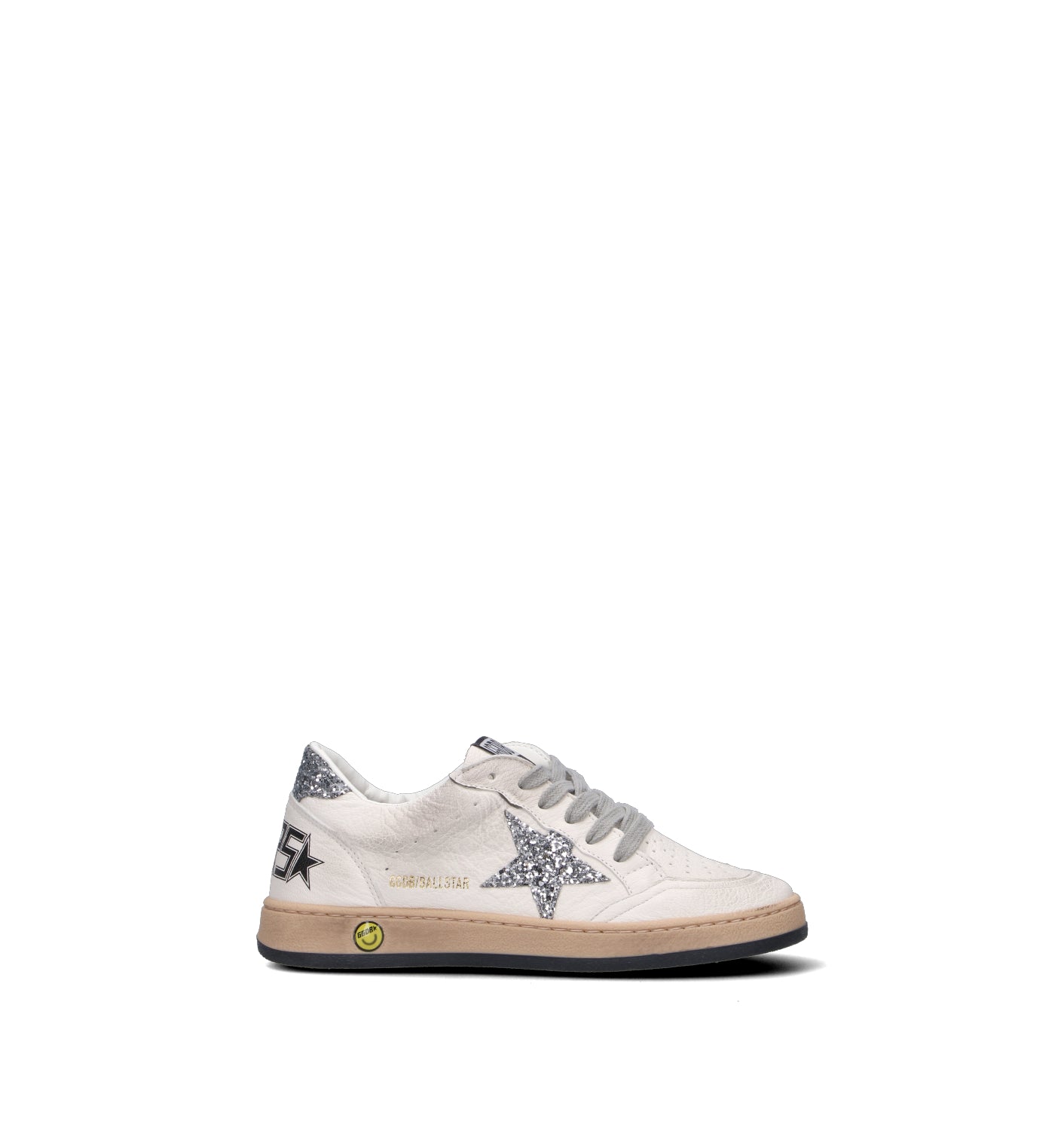 GOLDEN GOOSE BALL STAR NEW Sneaker bimba bianca in pelle