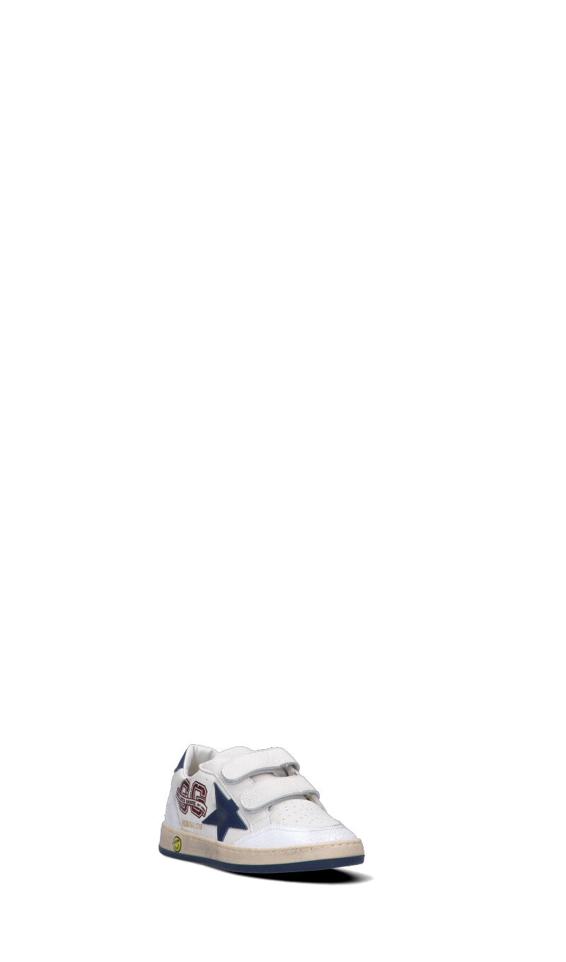 GOLDEN GOOSE BALL STAR STRAP Sneaker bimbo bianca in pelle