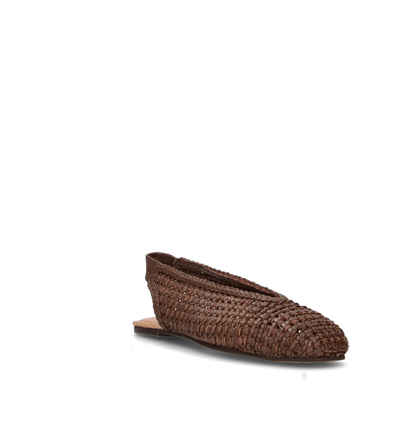 INUOVO Slingback donna marrone in pelle