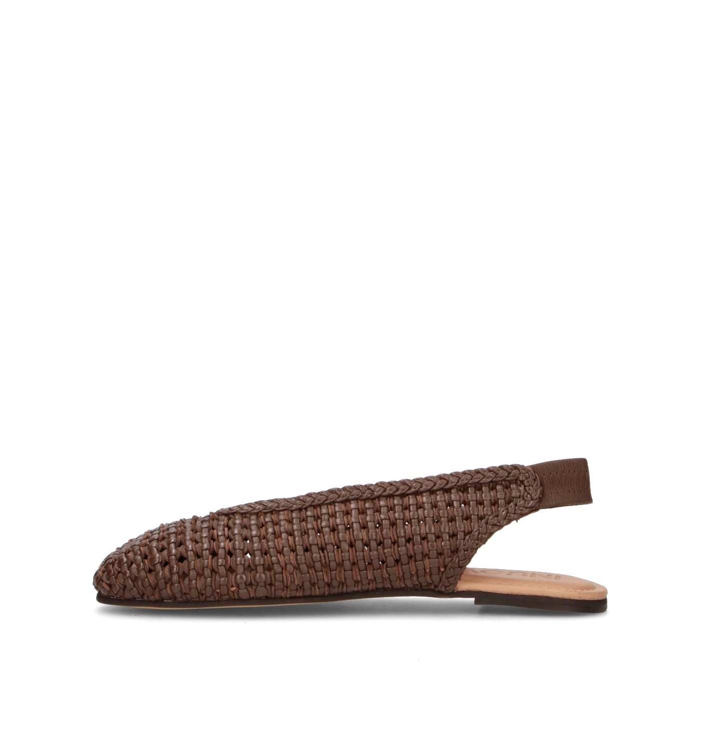 INUOVO Slingback donna marrone in pelle