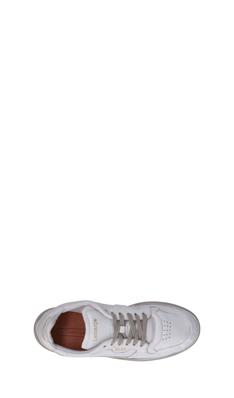 LEMARGO Sneaker uomo bianca in pelle