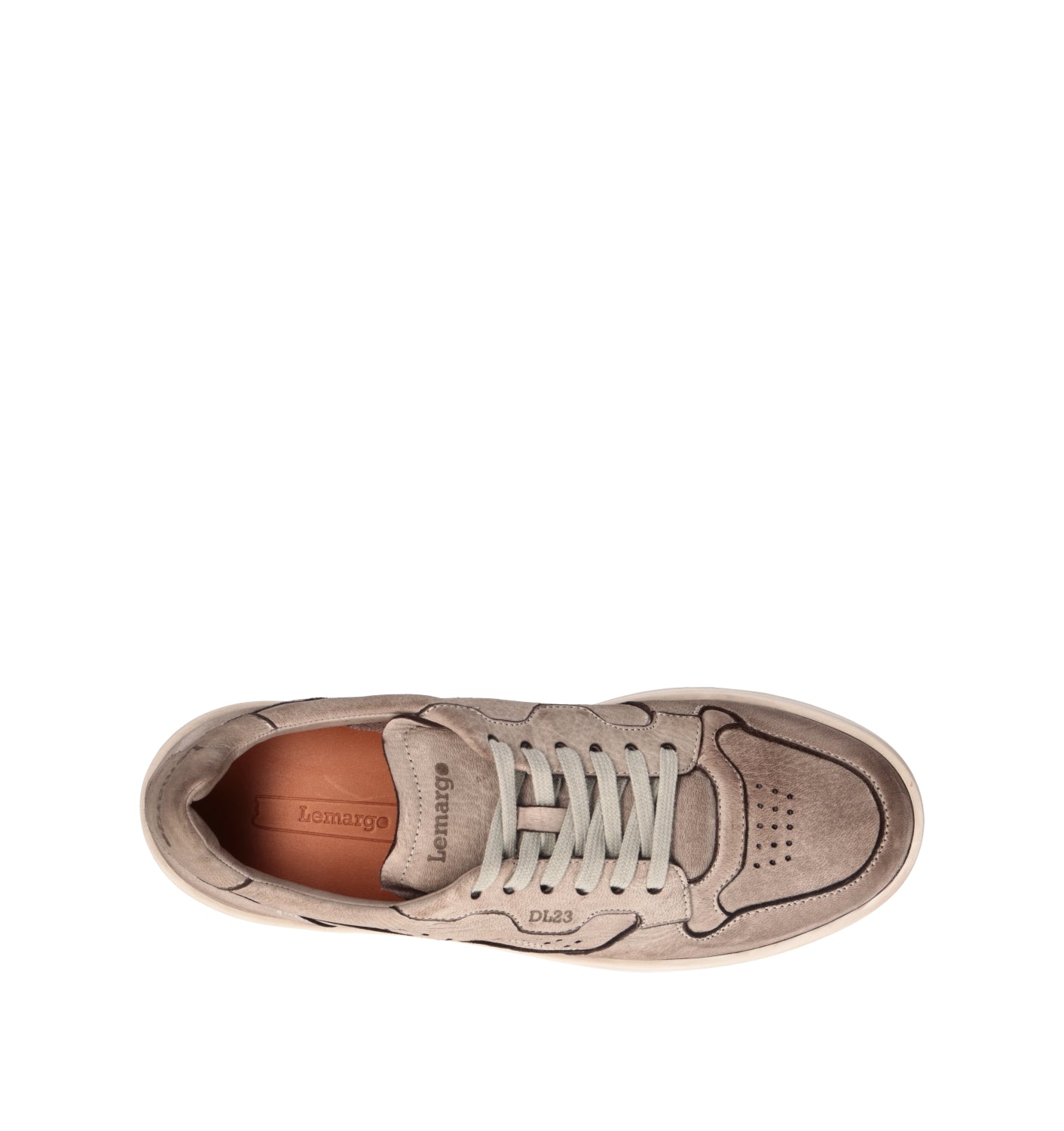 LEMARGO Sneaker uomo grigia in suede
