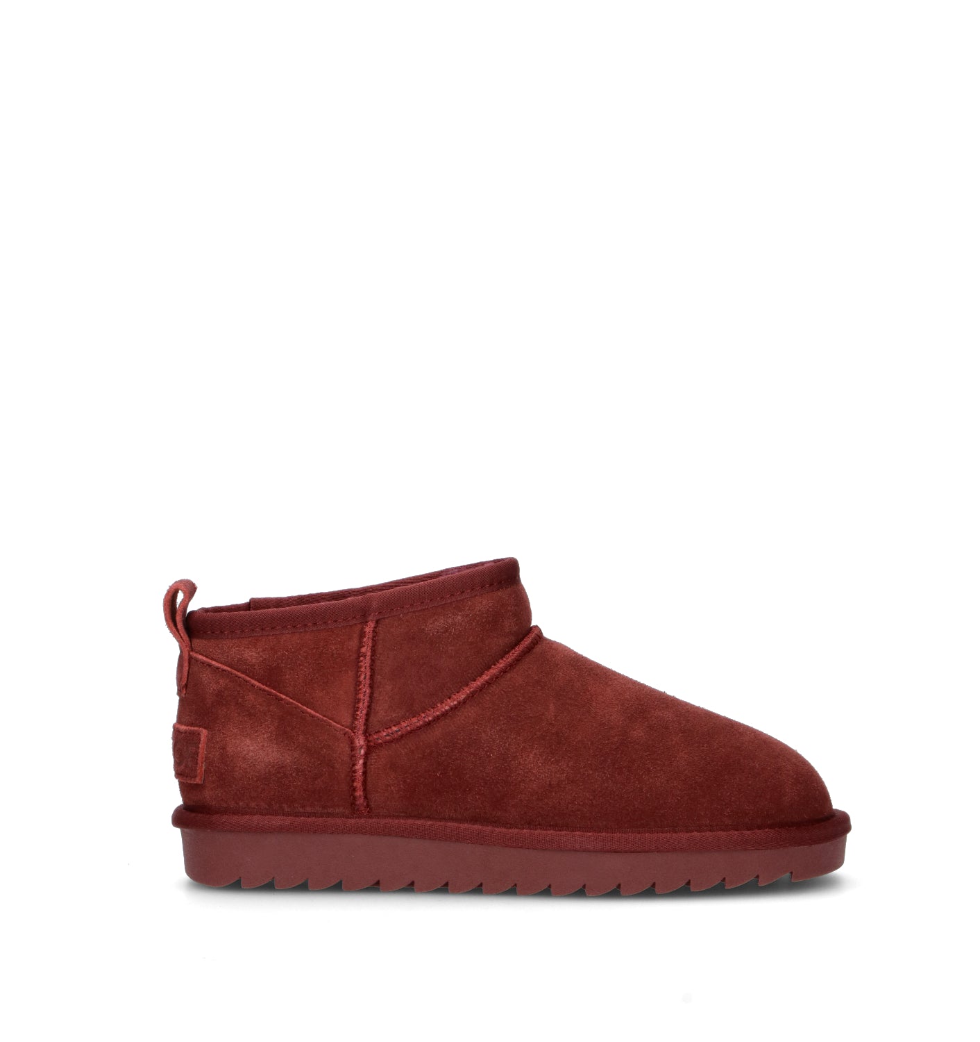 COLORS OF CALIFORNIA Stivaletto pelo donna mattone in suede