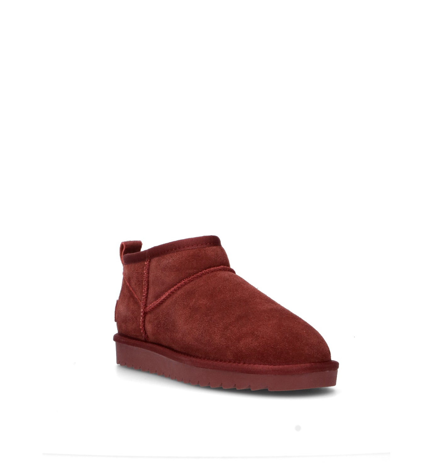 COLORS OF CALIFORNIA Stivaletto pelo donna mattone in suede
