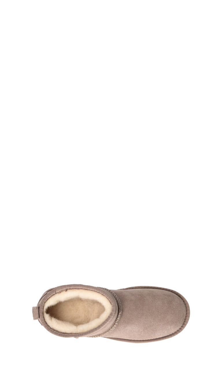 COLORS OF CALIFORNIA Stivaletto pelo donna taupe in suede