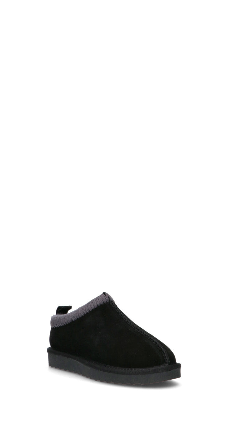 COLORS OF CALIFORNIA Stivaletto pelo donna nero in suede