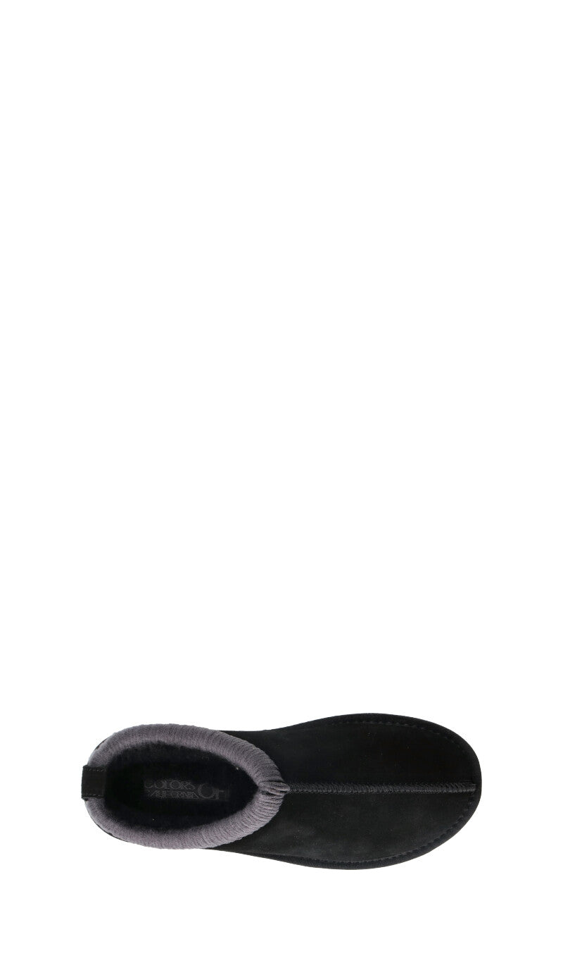 COLORS OF CALIFORNIA Stivaletto pelo donna nero in suede