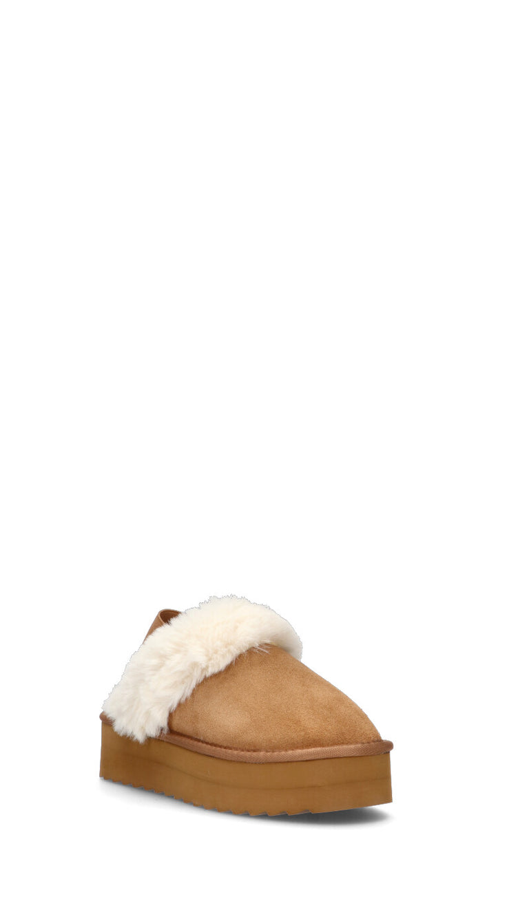COLORS OF CALIFORNIA Ciabatta donna chestnut in suede