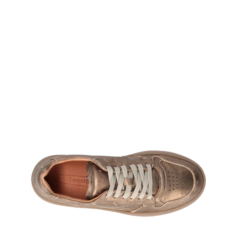LEMARGO Sneaker donna bronzo in pelle