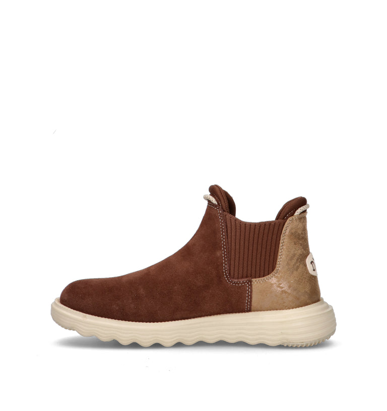 HEY DUDE Beatles donna marrone in suede