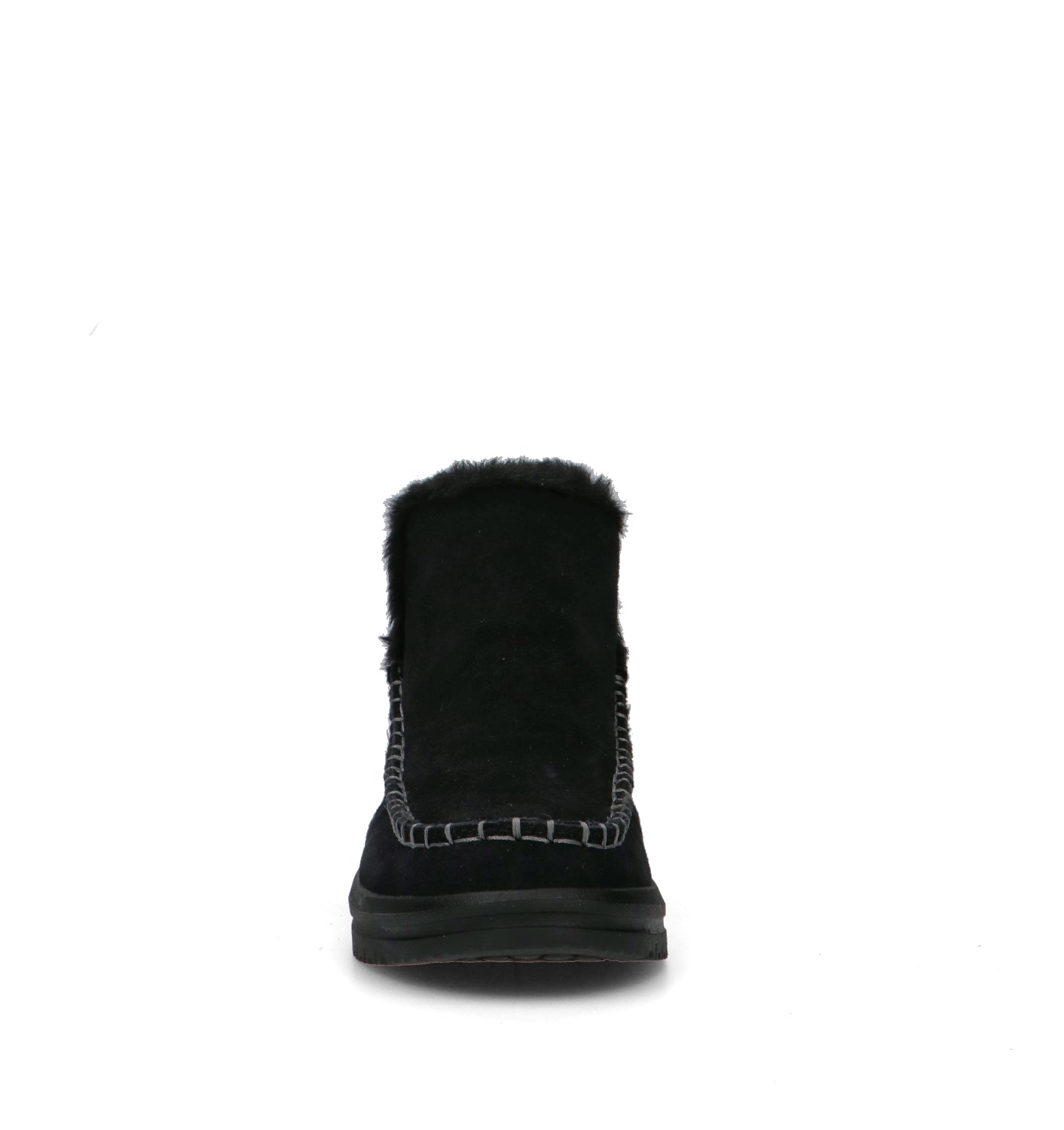 HEY DUDE Stivaletto pelo donna nero in suede