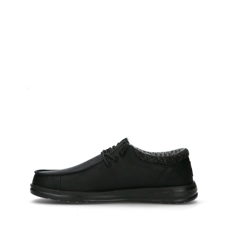 HEY DUDE Mocassino uomo nero in nabuk
