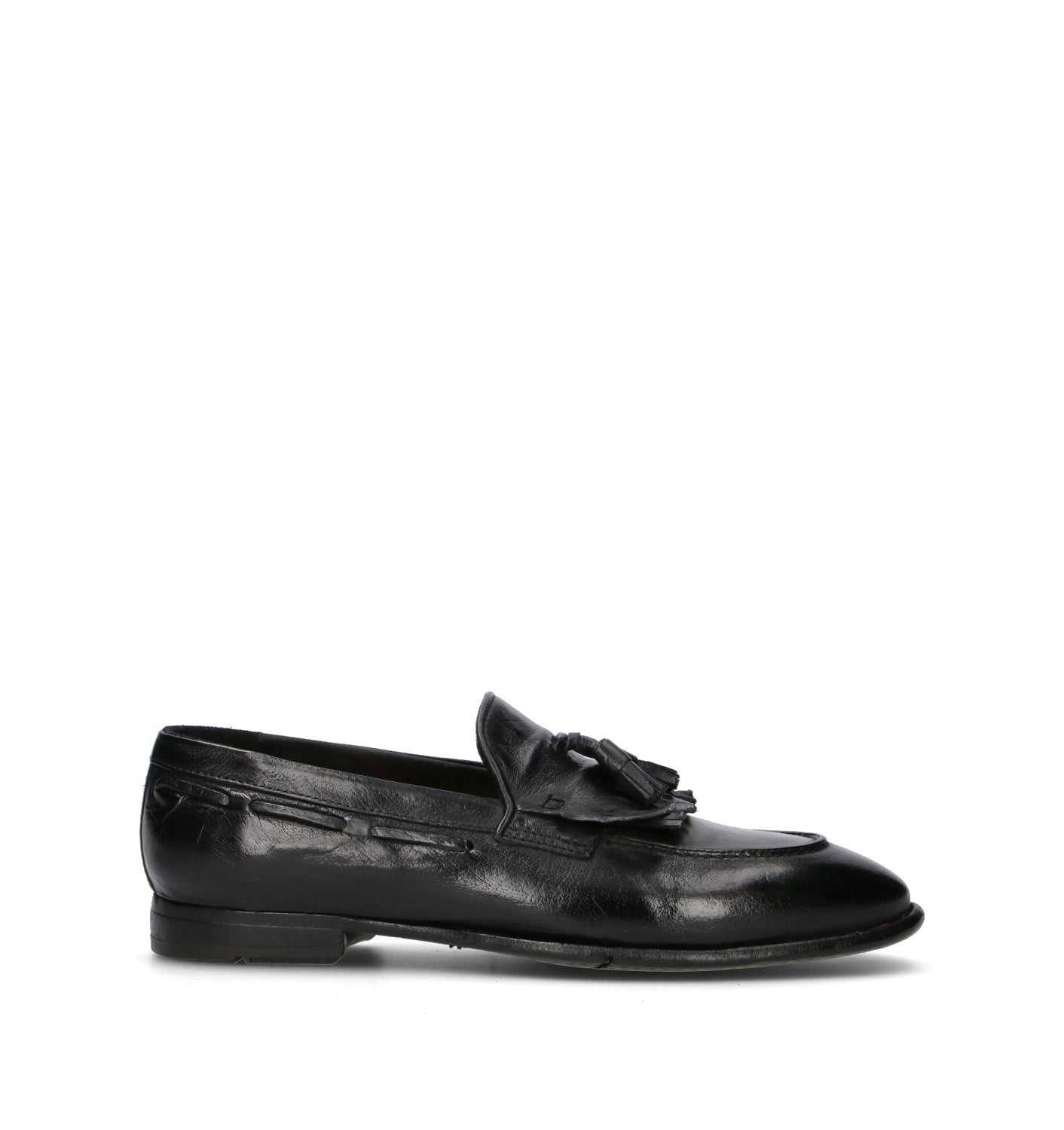 LEMARGO Mocassino uomo nero in pelle