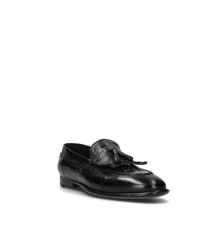 LEMARGO Mocassino uomo nero in pelle