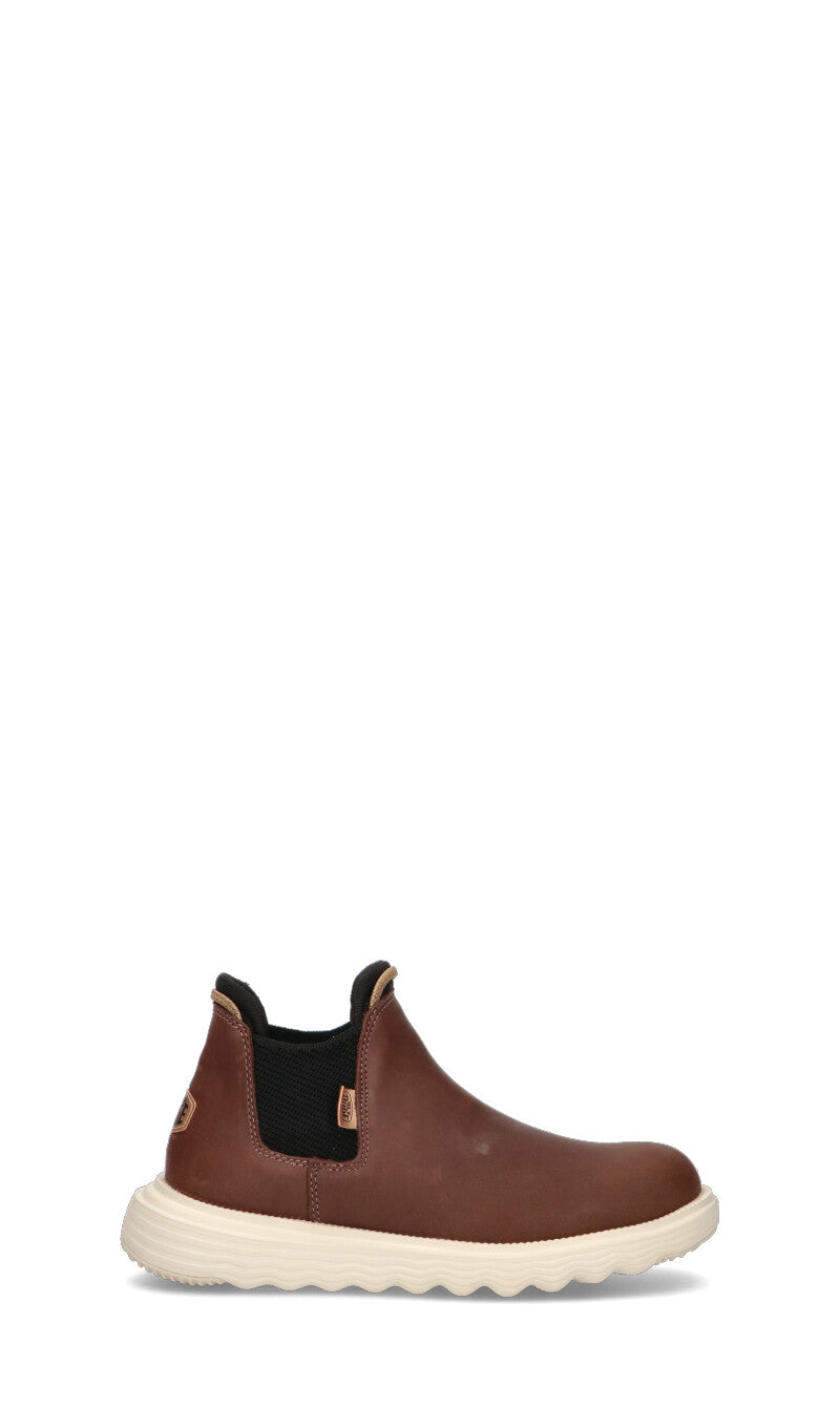 HEY DUDE Beatles donna marrone in pelle
