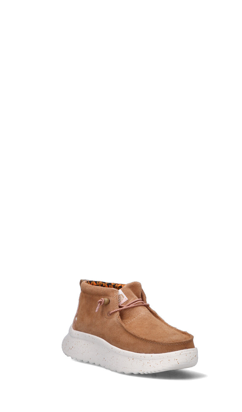 HEY DUDE Polacco donna chestnut in suede