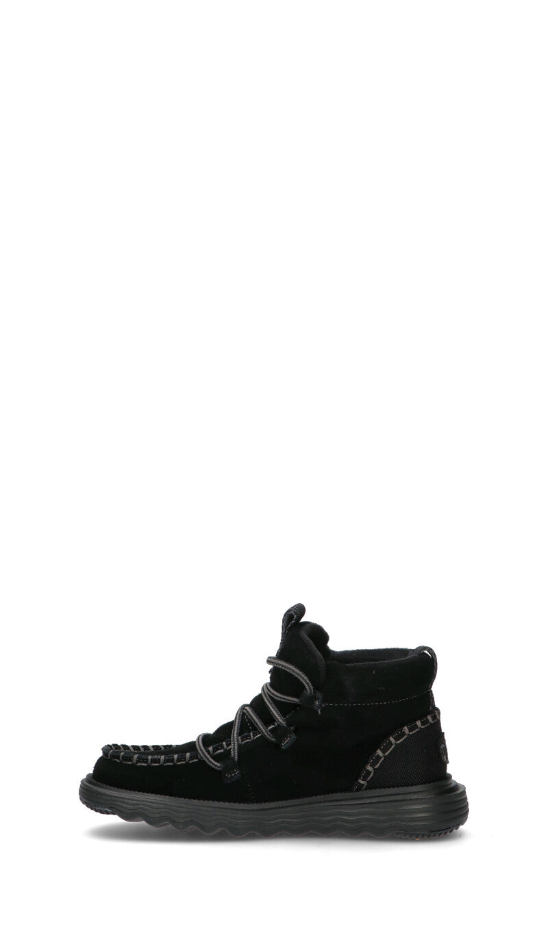 HEY DUDE Polacco donna nero in suede